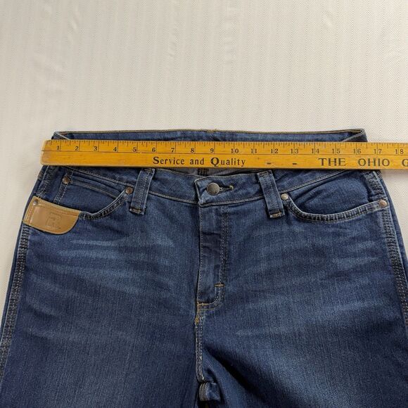 Wrangler Riggs Workwear Strong Jeans Women's 12 X 32 Medium Wash Denim Bootcut - Picture 8 of 13